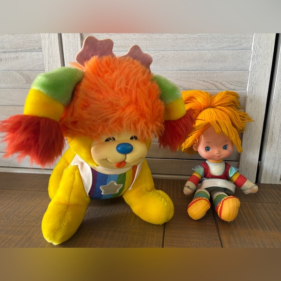 Hallmark Other - Hallmark 1983 Vintage Rainbow Brite & her loyal companion Puppy Brite